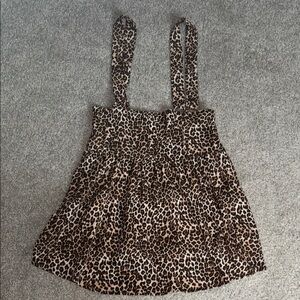 Wild Fable Leopard Overalls Dress
